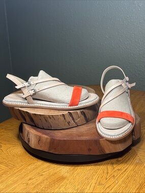 BOTKIER ISLAND LEATHER & SUEDE FLAT SANDALS